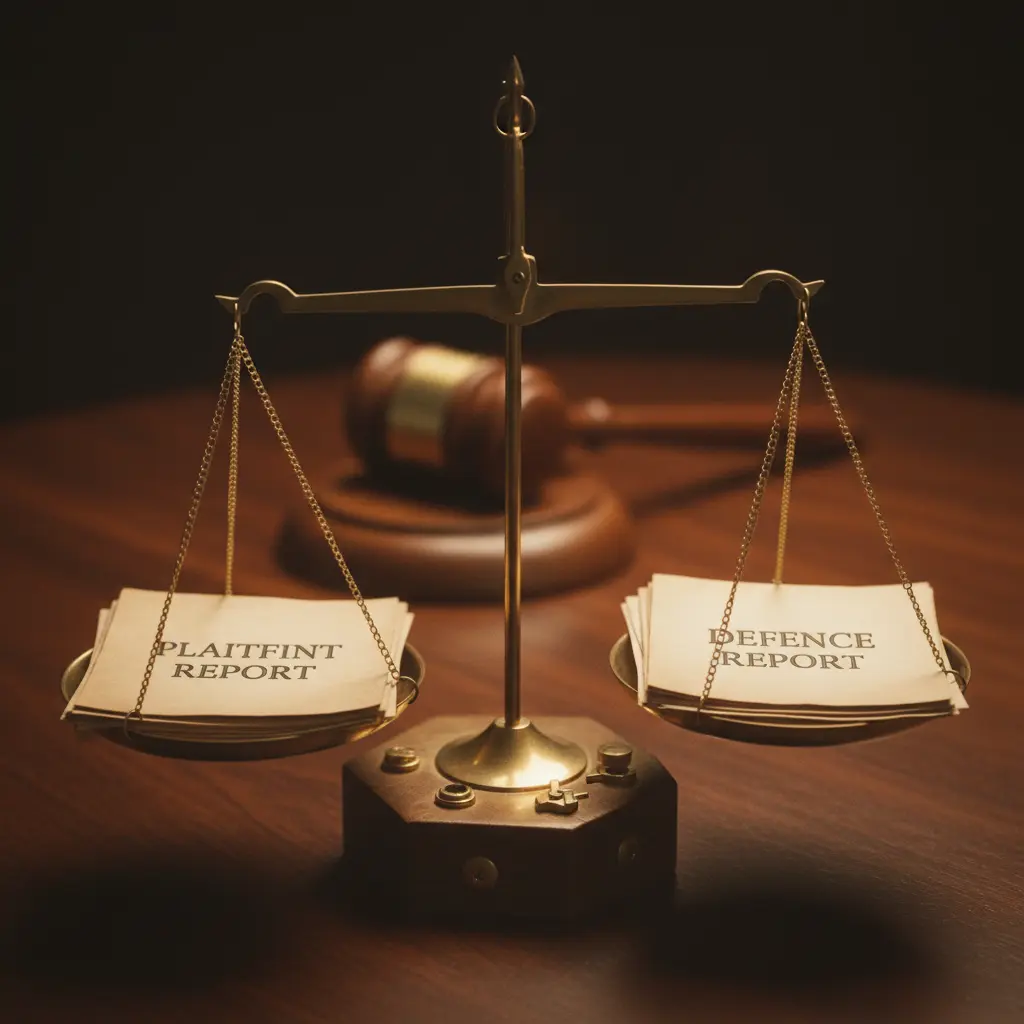 differences between plaintiff and defence medico legal reports